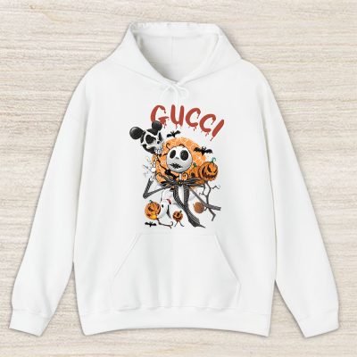 Disney Nightmare On The Main Street Jack Skellington Gucci Unisex Hoodie TAH14659
