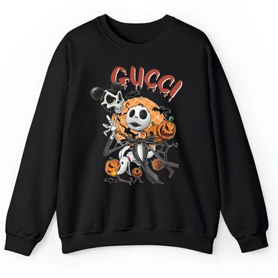Disney Nightmare On The Main Street Jack Skellington Gucci Unisex Sweatshirt TAS14659