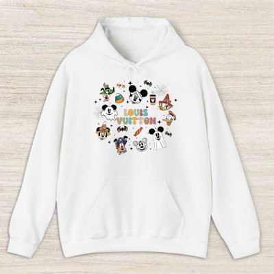 Mickey Minnie Spooky Vibes Halloween Louis Vuitton Unisex Hoodie TAH14671