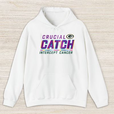 Green Bay Packers Support Cancer Warrior Crucial Catch Intercept Cancer Unisex Hoodie TAH17268