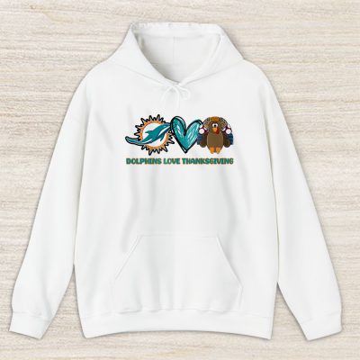 Miami Dolphins Love Thanksgiving Happy Thanksgiving NFL Turkey Unisex Hoodie TAH18030