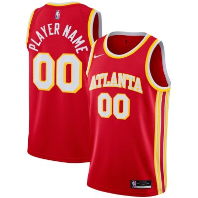 Atlanta Hawks 2020/21 Swingman Custom Jersey - Icon Edition - Red
