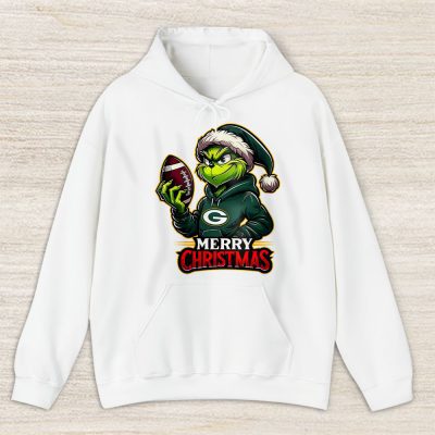 Green Bay Packers Merry Christmas NFL Gift For Fan Cute Grinch Unisex Hoodie TAS20560