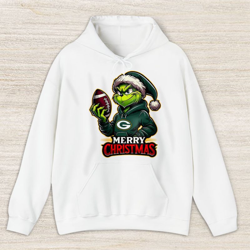 Green Bay Packers Merry Christmas NFL Gift For Fan Cute Grinch Unisex Hoodie TAS20560