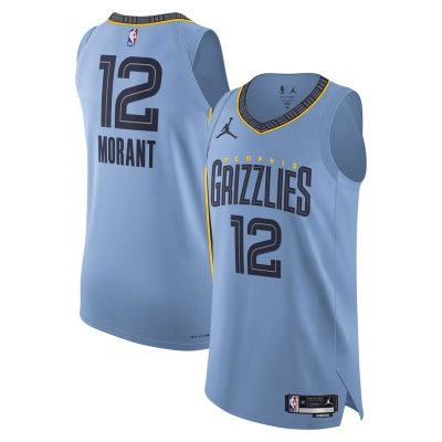 Ja Morant Memphis Grizzlies Player Jersey - Statement Edition - Light Blue