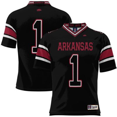 #1 Arkansas Razorbacks GameDay Greats Football Jersey - Black