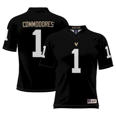 #1 Vanderbilt Commodores GameDay Greats Football Jersey - Black
