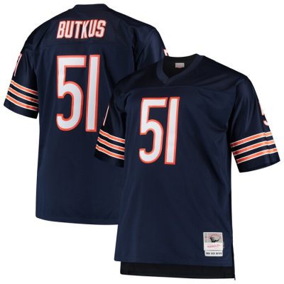 Dick Butkus Chicago Bears 1966 Retired Player Replica Jersey - Navy