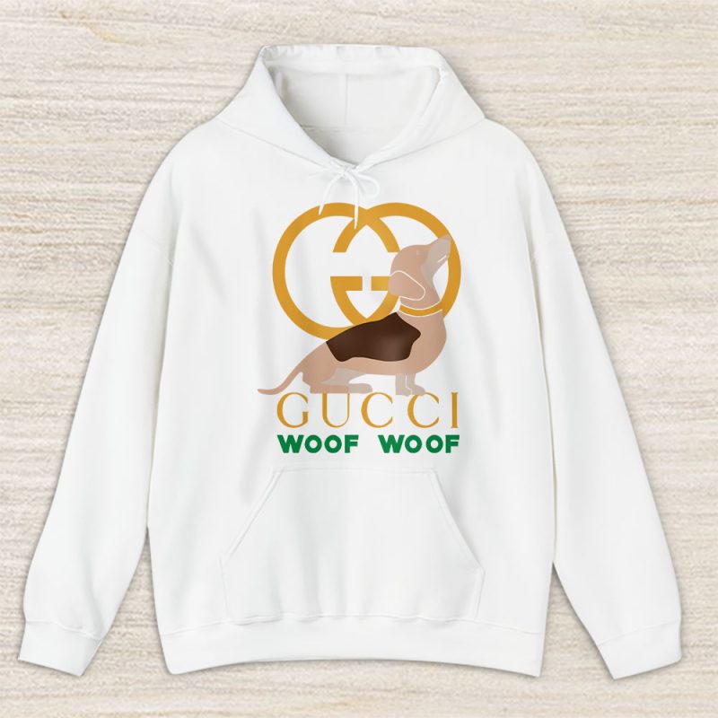 Dog Logo Gucci Woof Gucci Unisex Hoodie TAH23312