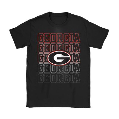 Georgia Team College Football Bulldogs Football Unisex T-Shirt Cotton Tee TAT23355