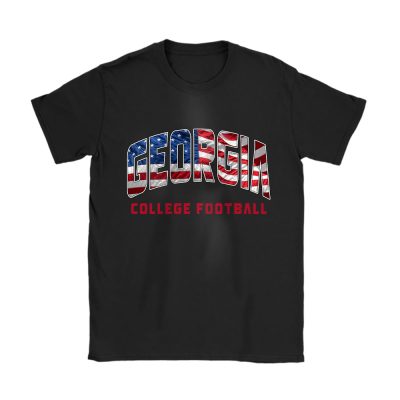 Georgia Team College Football Bulldogs Football Unisex T-Shirt Cotton Tee TAT23367