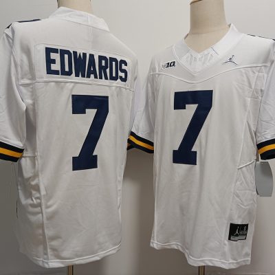 LSU Tigers #7 Donovan Edwards White F.U.S.E. Stitched Jersey