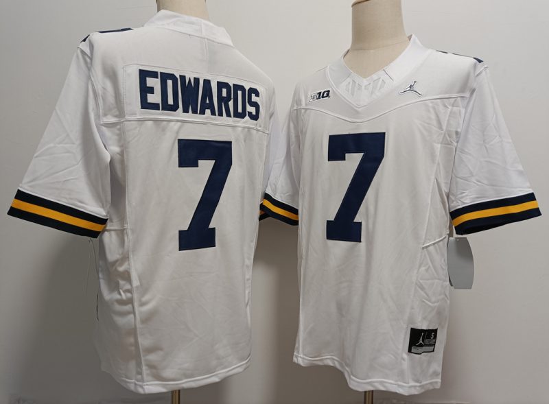 LSU Tigers #7 Donovan Edwards White F.U.S.E. Stitched Jersey