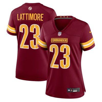 Marshon Lattimore Washington Commanders Women Game Jersey - Burgundy