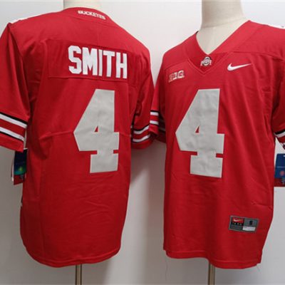 Ohio State Buckeyes #4 Jeremiah Smith Red 2023 Limited Stitched Jersey