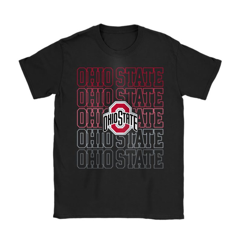 Ohio State Team College Football Buckeyes Football Unisex T-Shirt Cotton Tee TAT23385