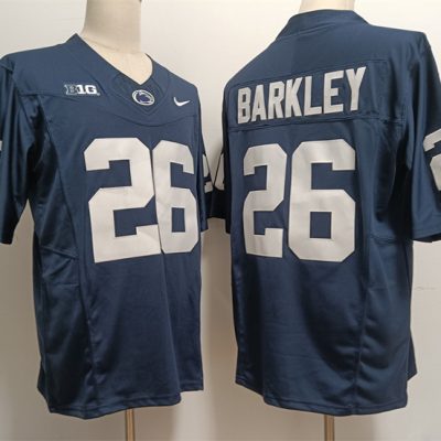 Penn State Nittany Lions #26 Saquon Barkley Navy F.U.S.E. Stitched Jersey