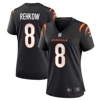 Ryan Rehkow Cincinnati Bengals Women Game Jersey - Black
