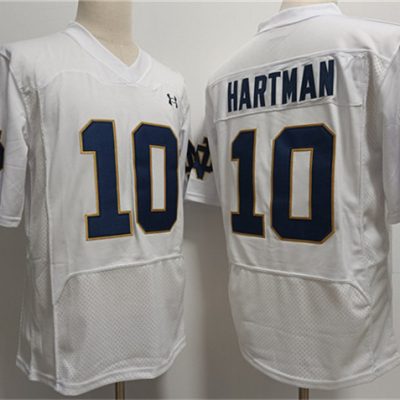 USC Trojans #10 Sam Hartman White With Name Stitched Jersey