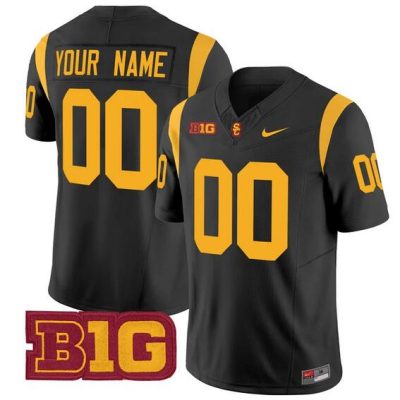 USC Trojans ACTIVE PLAYER Custom Black 2024 F.U.S.E. Vapor Limited Stitched Jersey