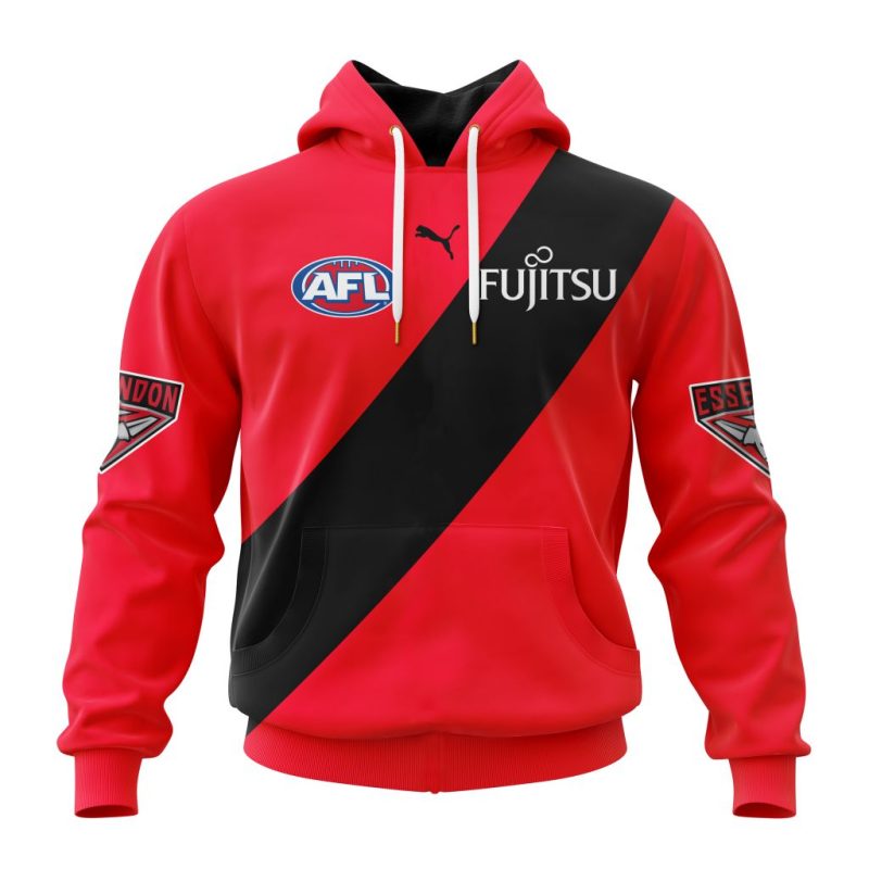 AFL Essendon Football Club Personalized 2025 Away Kits Unisex Hoodie