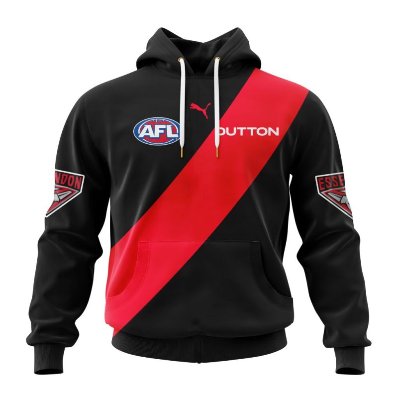 AFL Essendon Football Club Personalized 2025 Home Kits Unisex Hoodie