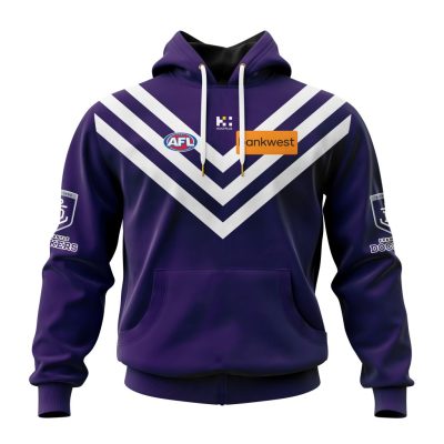 AFL Fremantle Dockers Personalized 2025 Away Kits Unisex Hoodie