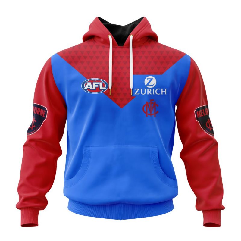 AFL Melbourne Football Club Personalized 2025 Clash Kits Unisex Hoodie