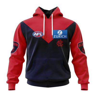 AFL Melbourne Football Club Personalized 2025 Home Kits Unisex Hoodie