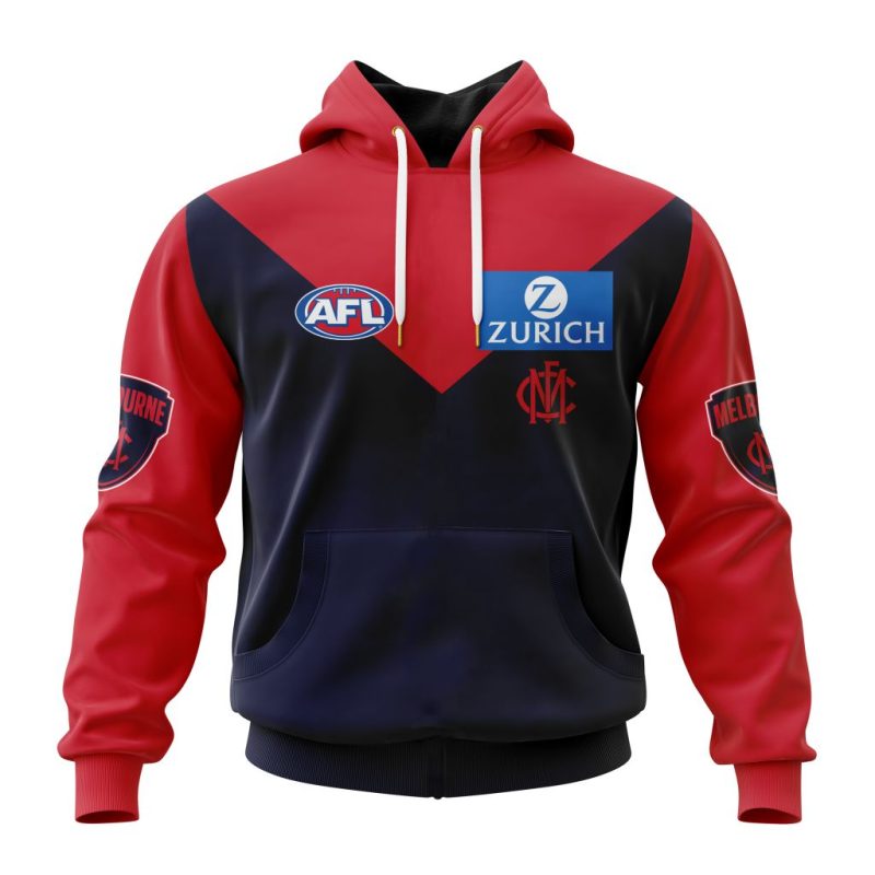 AFL Melbourne Football Club Personalized 2025 Home Kits Unisex Hoodie