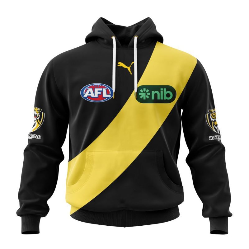 AFL Richmond Tigers Personalized 2025 Home Kits Unisex Hoodie