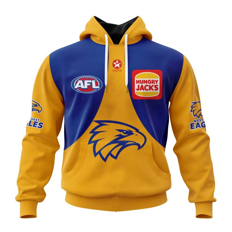 AFL West Coast Eagles Personalized 2025 Clash Kits Unisex Hoodie