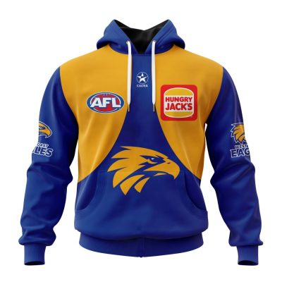 AFL West Coast Eagles Personalized 2025 Home Kits Unisex Hoodie