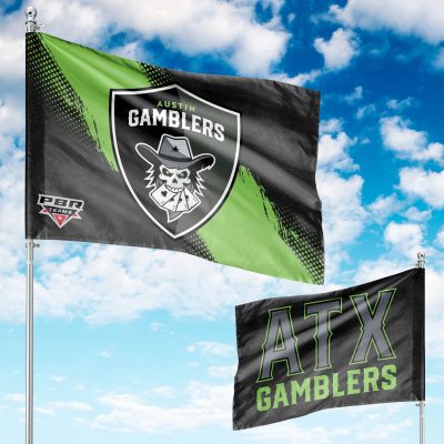 Austin Gamblers x Professional Bull Riders House Flag Outdoor Flag FGG1155
