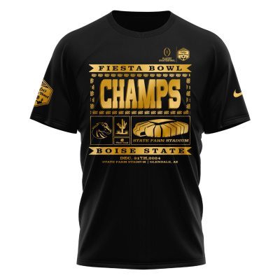 Boise State Broncos x Fiesta Bowl Champions Limited Edition New Performance Unisex T-Shirt