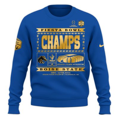 Boise State Broncos x Fiesta Bowl Champions Performance Unisex Sweatshirt