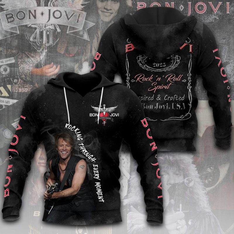 Bon Jovi Performance Unisex Hoodie UHG1052