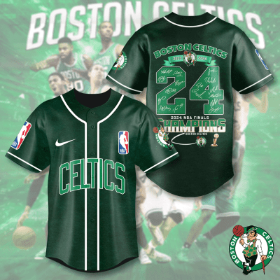 Boston Celtics Baseball Jersey BJG1357