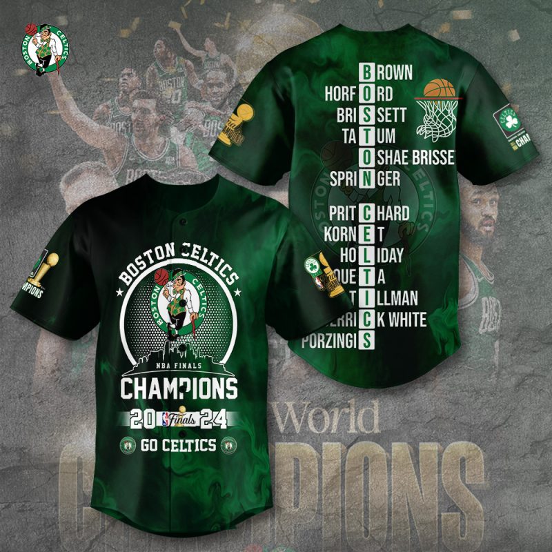 Boston Celtics Baseball Jersey BJG1378