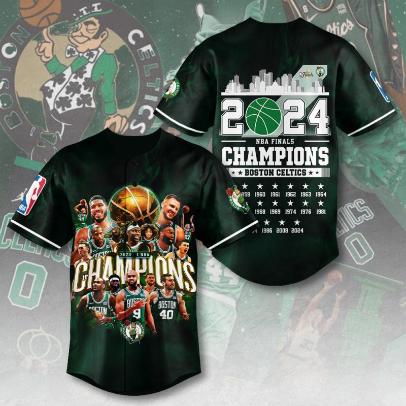 Boston Celtics Baseball Jersey BJG1384
