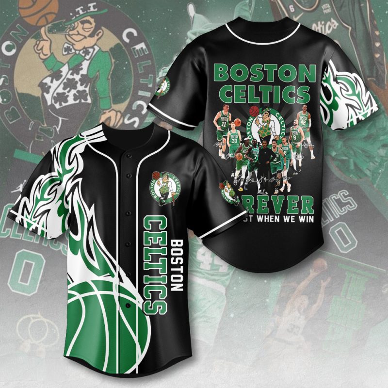 Boston Celtics Baseball Jersey BJG1397