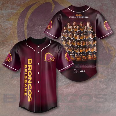 Brisbane Broncos Baseball Jersey BJG1596
