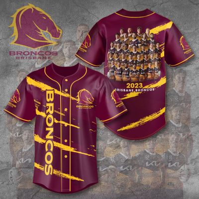 Brisbane Broncos Baseball Jersey BJG1598
