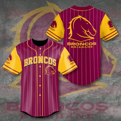Brisbane Broncos Baseball Jersey BJG1624