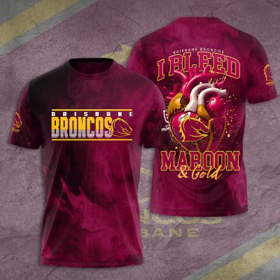 Brisbane Broncos Performance Unisex T-Shirt TSG1197