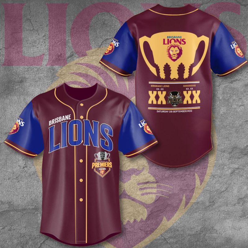 Brisbane Lions Baseball Jersey BJG1232