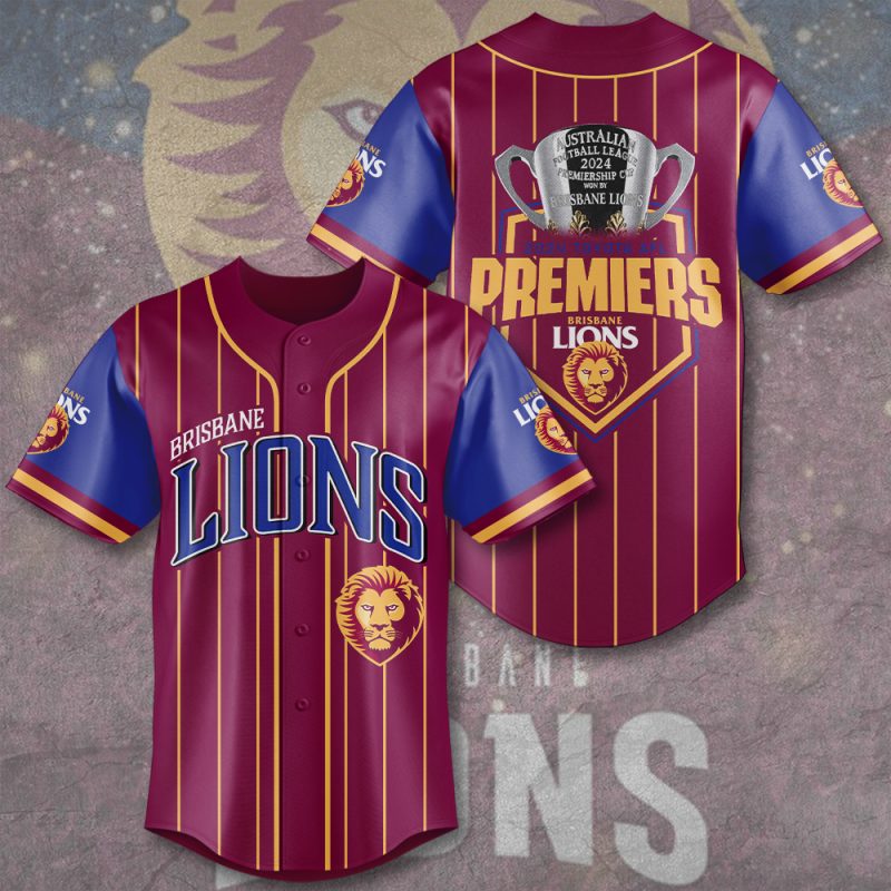 Brisbane Lions Baseball Jersey BJG1235