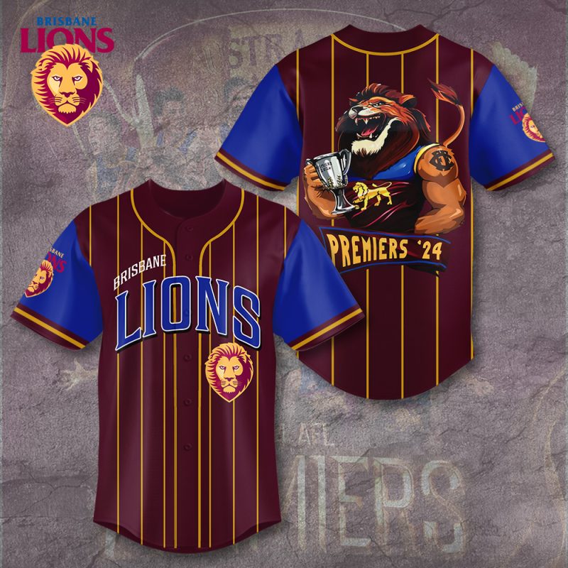 Brisbane Lions Baseball Jersey BJG1236