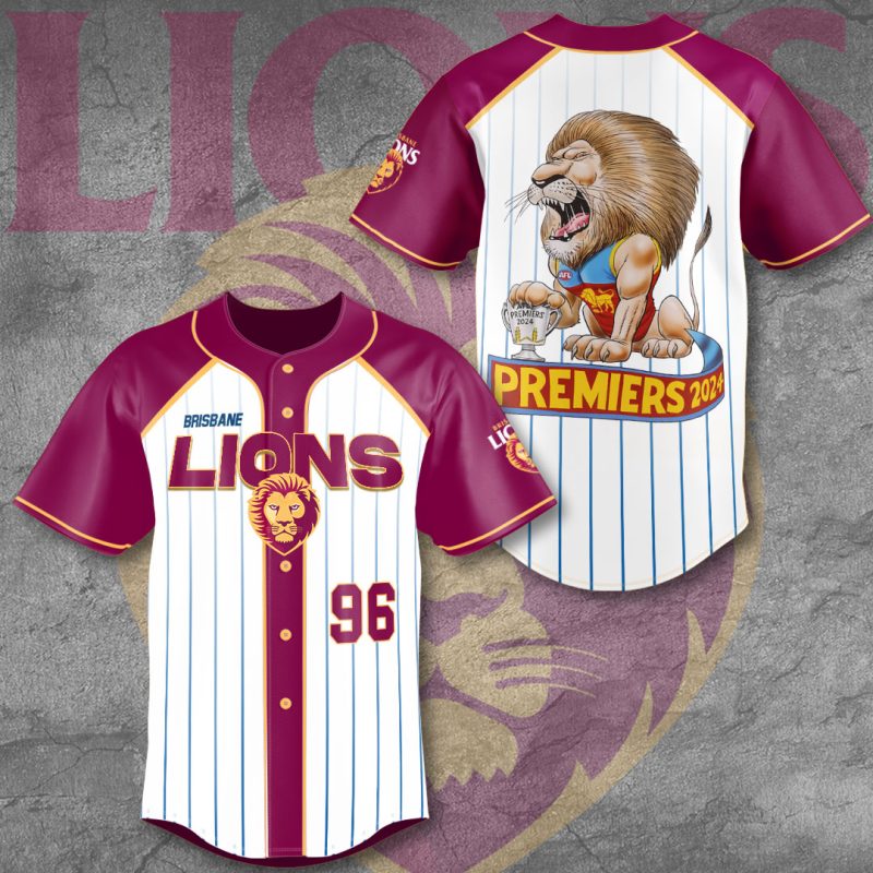 Brisbane Lions Baseball Jersey BJG1252