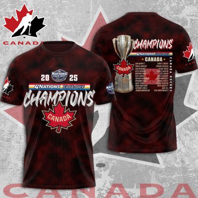 Canada 2025 4 Nations Face-Off Performance Unisex T-Shirt TSG1260